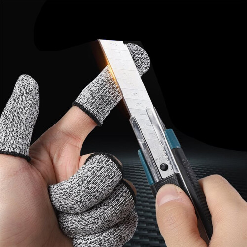 100 PCS Finger Cots Cut Protector for Kitchen, Work, Sculpture, Anti-Slip, Reusable 2