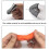100 PCS Finger Cots Cut Protector for Kitchen, Work, Sculpture, Anti-Slip, Reusable 8