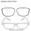 Myopia Lenses Frame for INMO GO3  Glasses, Optical Frame with Storage Box and Cleaning Cloth Accessories 4