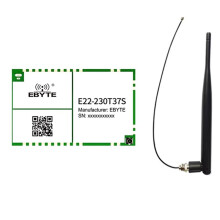 EBYTE E22-230T37S 230MHz Moduł Bezprzewodowy Lora RF 37dbm, Duży Zasięg 25km, Mniejsza Moc LBT RSSI Watchdog SMD, Otwór Stempla