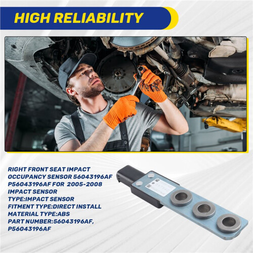 Right Front  Impact Occupancy Sensor 56043196AF P56043196AF for   Chrylser 2005-2008 Impact Sensor