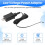 2PCS Replacement Yard Inflatable Adapter 12V 1A,Class 2 Power Supply with 9.84ft Extension Cord US Plug 9