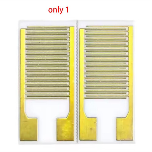 5Pcs Gold Electrode, Sensor, Heating Electrode, Comb Shaped Electrode, Forked Electrode, Substrate, Lead Out Pin 1