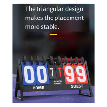 Multifunctional Competition Scoreboard Basketball Table Tennis Badminton Red and Scoreboard with Home and GUEST