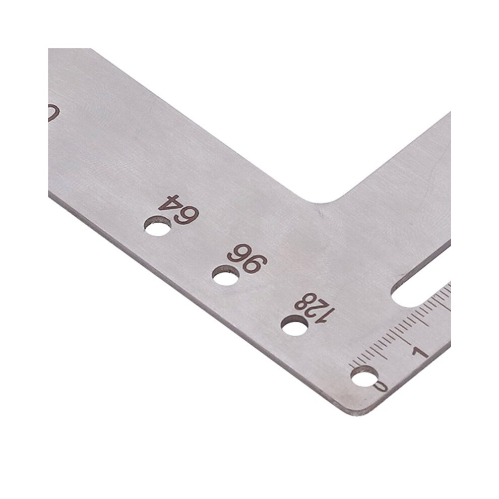 Drilling Positioner Adjustable Stainless Steel Boring Hole Locator For Door Knob Installation Short Style 4712839667786