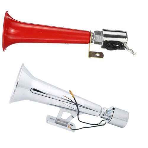 High Output Air Horn Marine Horn Plastic Construction-Silver 1