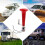 Kunststoff-Bootshorn, 115 dB, lautes Signal, geringer-Rot 3