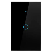 Tuya WiFi Wall RF433 1 Gang No Neutral Wire Touch Sensor LED Light Switches Home A US Plug