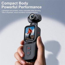 5K Antion Sports Camera 270 Auto-Rotating Wide-Angle Lengs Action Camera Portable Handheld Video Recorder Cam with 64G
