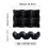 Kitchen Supplies Egg Tray Egg Rack Household Ceramic Tableware Supplies Egg Tray Egg Tray Black 6