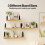 Levede Wall Mounted Floating Shelves Set of 4 Rustic Display Shelf Solid Wood 3