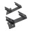 1 Pair LED Work Light Bracket Kit Dual A-Pillar Mounting Brackets for   JK JKU 2DR 4D 2007-2017 4