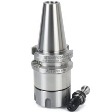 BT30 Tool Holder BT30-ER25 70L PRECISION 0.001 Collet Chuck Holder with 45 Deg Pull Stud CNC Milling Lathe for Spindle
