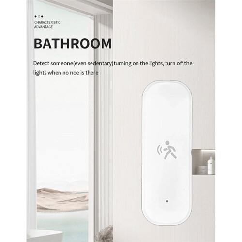 Zigbee 24G MmWave  Bewegingssensor Persoonsdetectie Sensor Ondersteunt Zigbee2MQTT