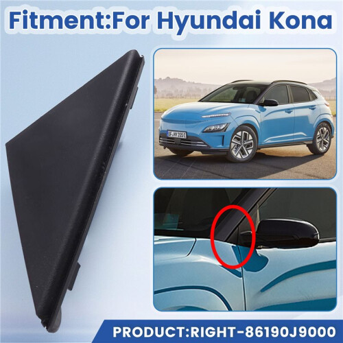 Pillar Trim Molding Rear View Mirror Triangle Trim Panel 86190J9000 for  ,Right 2