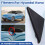 Pillar Trim Molding Rear View Mirror Triangle Trim Panel 86180J9000 for  ,Left 3