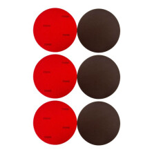 6PCS Bowling  Sanding Pads,5 Inches Bowling  Sanding for Sports  Resurfacing Polishing Shammy A