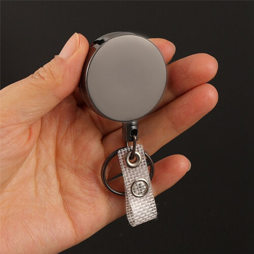 Zinc Alloy Easy-Pull Buckle Retractable Buckle Strong Wire Puller Easy-Pull Wire Rope Keychain 1