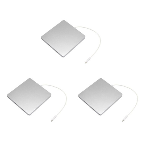 3X USB-C Superdrive DVD CD Drive External Rewriter Type-C DVD/CD Burner Laptop DVD Drive Support Windows8/7/ OSX