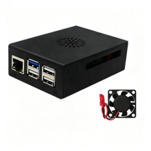 Custodia Ultra Resistente Alla Polvere per Orange Pi 5 Pro Max con Guscio di Raffreddamento In Metallo.