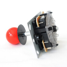 2X 5Pin Arcade Joystick 4/8 Way Fighting Stick Vervangende Onderdelen voor Game Arcade DIY Joystick(A)