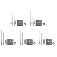 5 Set 28mm Long Shaft Quartz Clock Movement Mechanism Clock Repair Kit Clock Mechanism Replacement DIY Motor Clock