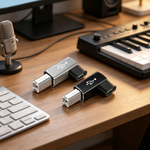 Light Weight Type C To MIDI Interface Connector-straight head 2