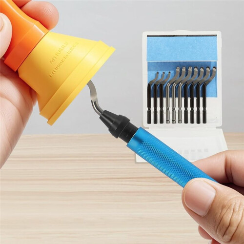 3D Printer Deburring Tool, Multi-Purpose Blade to Remove Burrs, 3D Printing Micro-Wire Cutter, Plastic Model 2