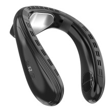 Neck Hanging Small Fan Portable USB Charging Lazy Bladeless Turbine Wearable Cooling Air Conditioner Refrigeration
