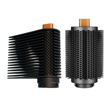 Large Round Volumizing Brush+Tension Comb for Airwrap HS01/05/08 Attachments for Dry Fast Smooth Add Volume A