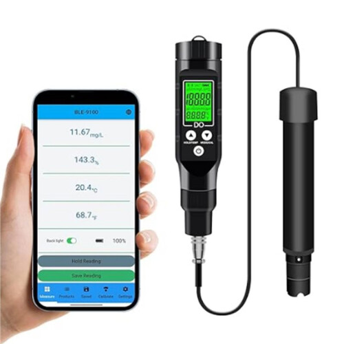 Dissolved Oxygen Meter with  Filling Fluid Range:0-30mg/L, with Automatic Temperature Compensation Function 1