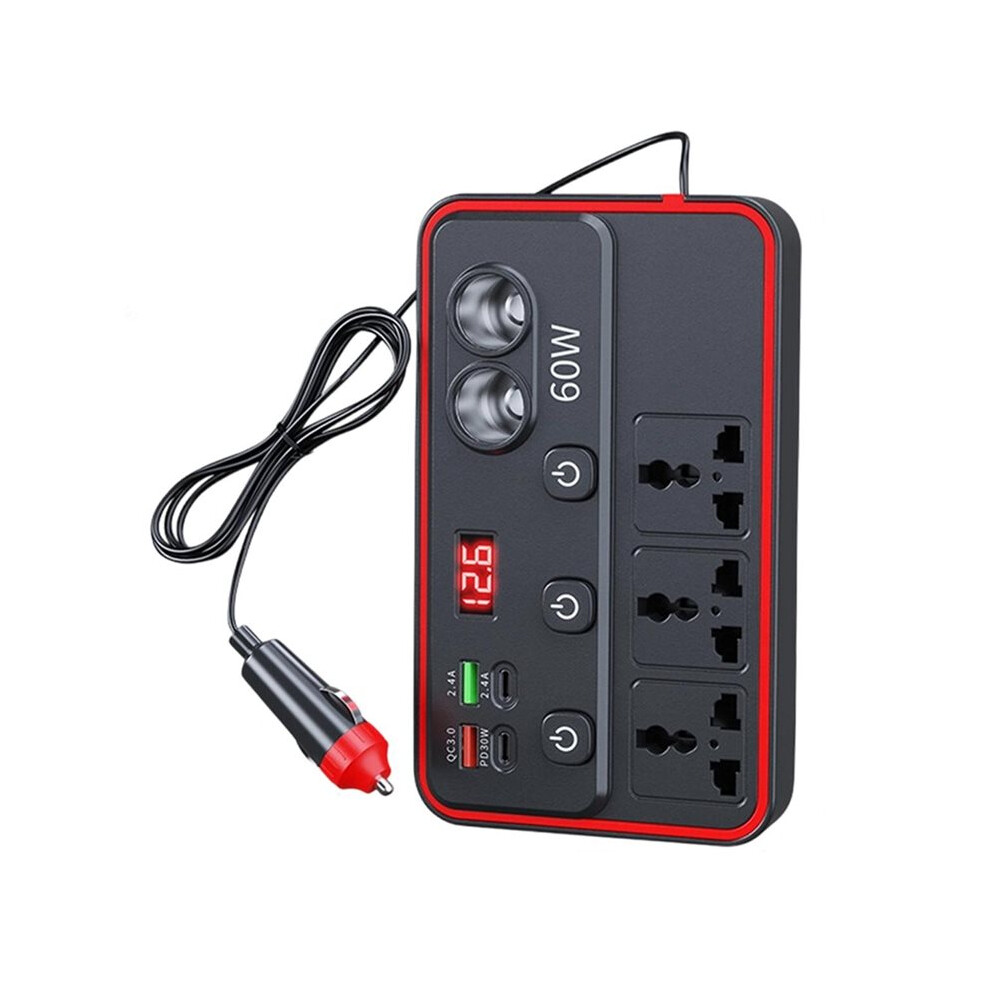 Fast Charging Car Inverter Adapter Car Inverter Fast Charging Adapter For Automotive Vehicles, Laptops, And More 6032542254966