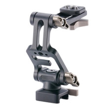Monitor Mount with NATO Rail Adjustable Tilt Dampening Universal 1/4''-20 Mount for -Camera Field Monitors