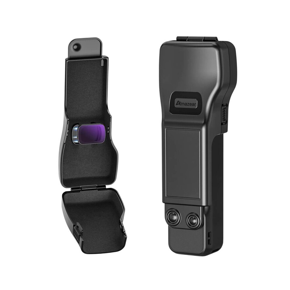 Amazear Gimbal Screen Protective Cover For Osmo Pocket 3 Accessories, Lens Cap Hard Case For Xtra Muse Gimbal Vlog Camera 6033600635710