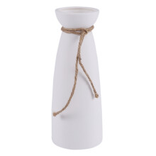 White Ceramic Vase Minimalist Style Decoration,Modern Home Decoration Porcelain Vase Matte Design (B Style)