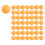 50- Pack Premium  Pong Balls Advanced Training Table   Durable Seamless Balls Orange 1
