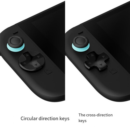 For Switch2 Protective Case+D-Pad Button Cap Clear Shell Split Design Anti-Fall Anti-Scratch Case for  Switch2 B 2