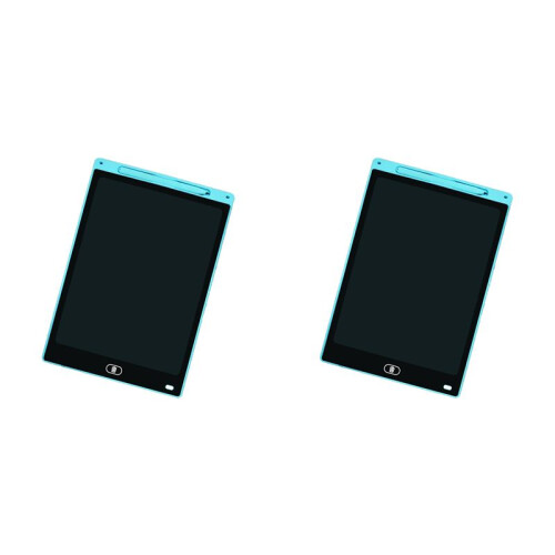 2X Tablet de Desenho LCD de 8,5 Polegadas Color Graffiti Writing Board para Crianças Natal Aniversário Tablet de Desenho Azul