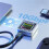 2230 M.2 NVMe SSD Enclosure with LCD Display Screen USB Type-C 3.2 Gen2 10Gbps Silver 4