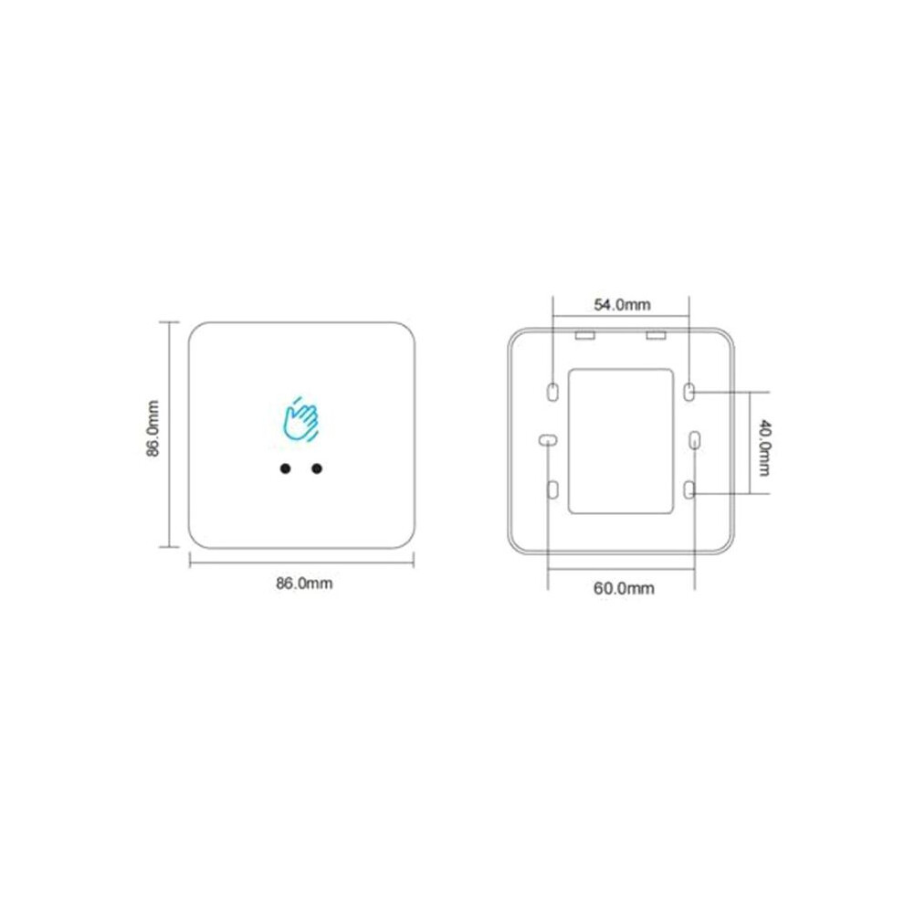 4X Infrared Installation Contactless Infrared Door Lock No Touch Sensor Exit Button Ir Door Release Doorbellswitch B 4713858113896