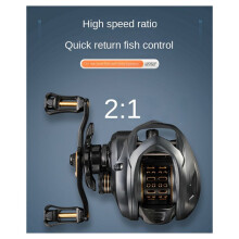 Metal Double  Cup Lure Fishing Reel Ultra Light Drag Sound Double  Cup Fishing Reel Casting A