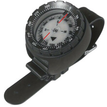 Underwater Navigation Compass 50 Meters Professional Waterproof Diving Compass Suitable for Diving, Camping, Swimming B