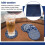 6Pcs Drink Coasters,Round Silicone Rubber Cup Pad with Storage Box,Suitable for Bar, Table Decoration, Protect Desktop 4