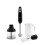 Smeg Smeg 50s Style Hand Blender with Accessories, Variable Speed, Turbo Function, 700W, Black, HBF03BLUK 1
