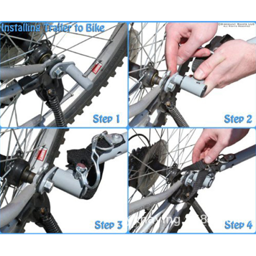 Hebilla B-Lock para remolques de bicicleta Black 2