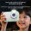 Câmera Digital Infantil HD de 2,8 Polegadas, 1200W Pixels, À Prova D'Água e com Estabilização de Imagem para Fotos e Vídeos. 1