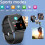 Smartwatch mit EKG, Puls, Blutsauerstoff, Schlafmonitor Silver 6