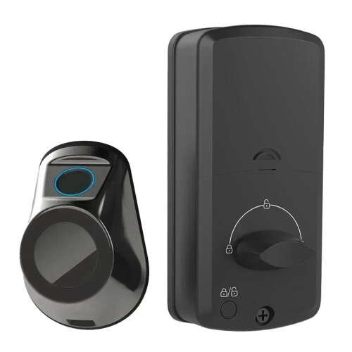 Fingerprint Door Lock with Multiple Unlocking Options and Automatic Locking Feature for Enhanced Security