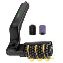 Brosse Électrique pour Barbecue, 2600 MAh, 3 Vitesses, Tête de Brosse en Acier Inoxydable, Accessoires de Nettoyage pour Barbecue et Camping