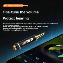75 Ω HiFi-Hochleistungs-Mikrofon-Impedanz-Adapter mit Audiobuchse Zur Reduzierung Von Rauschen und Stromschwankungen
